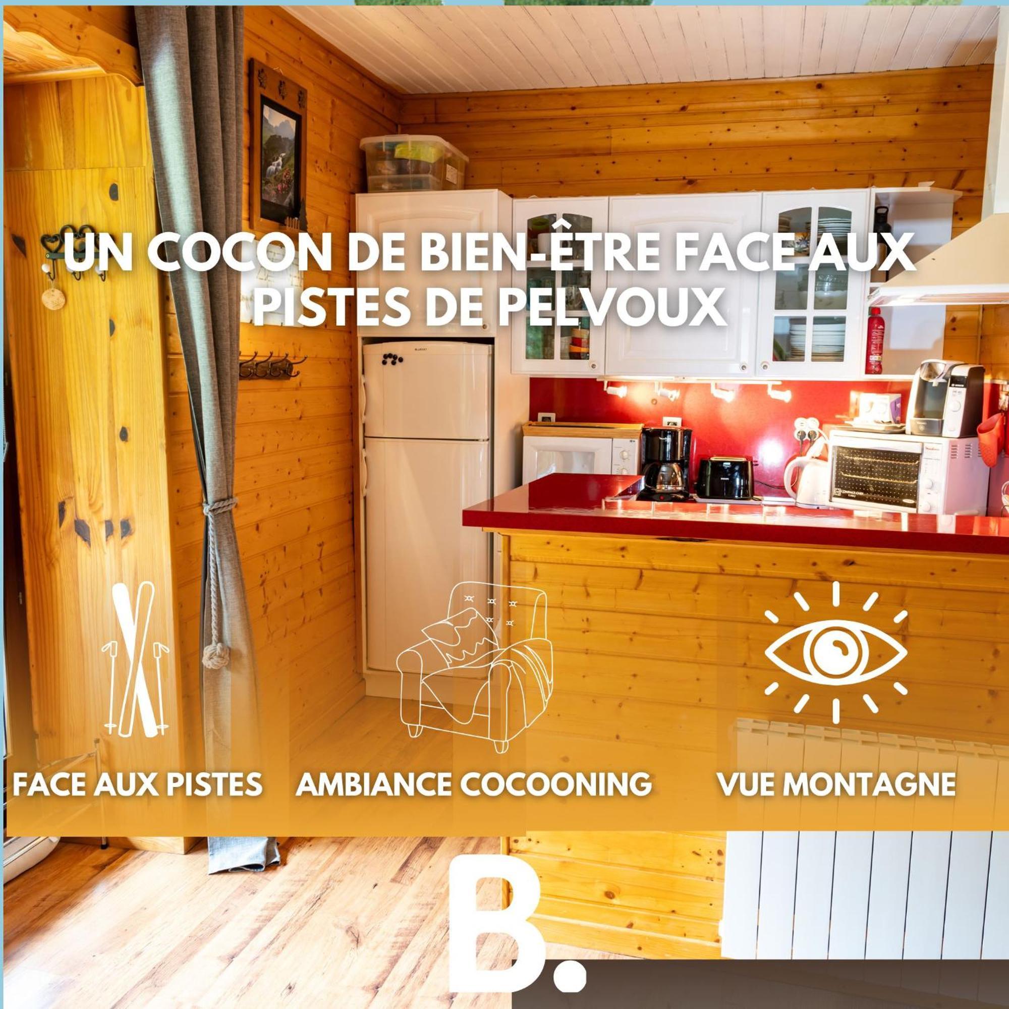 Ecrins De Cocon - Parc National Des Ecrins Appartement Pelvoux Buitenkant foto